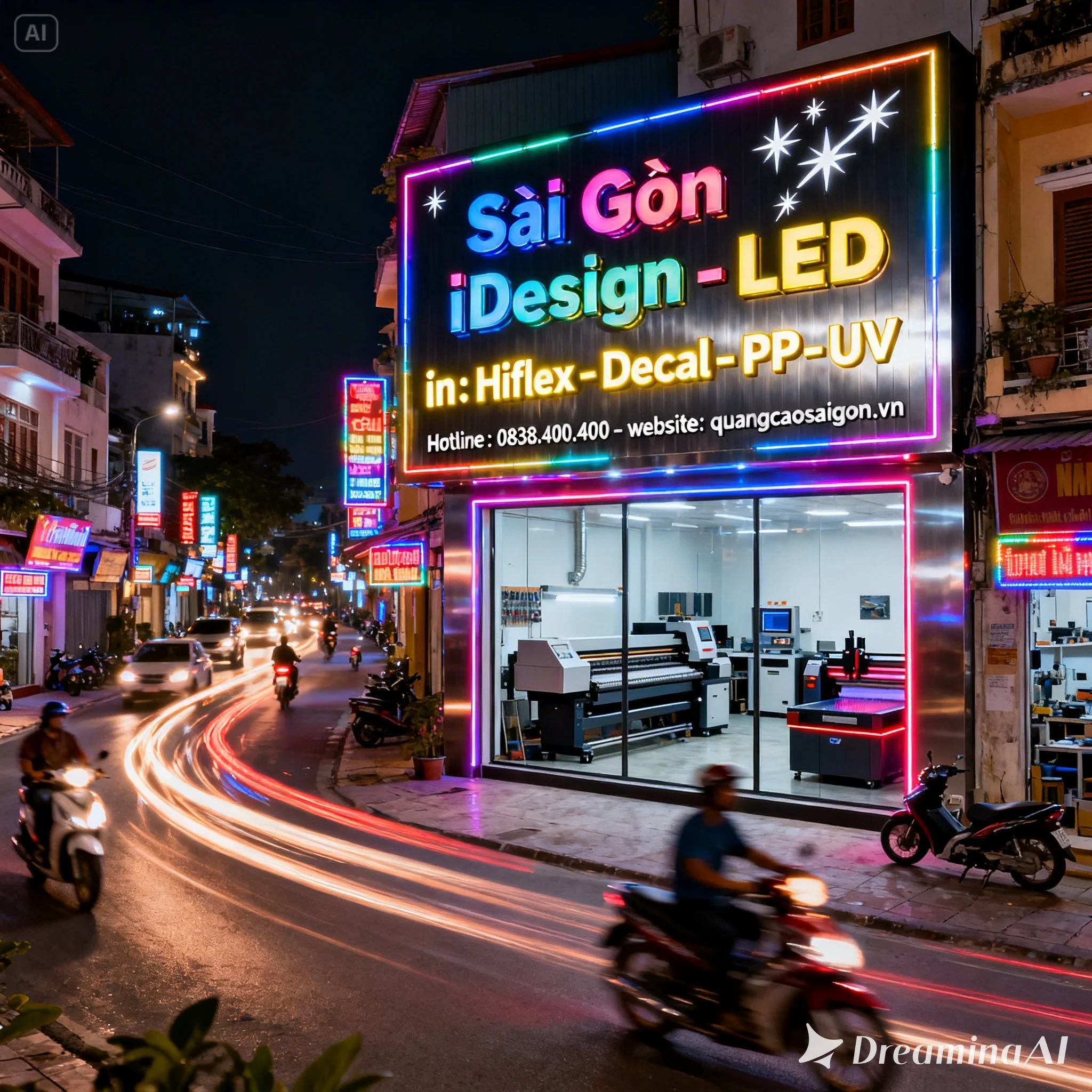 Thi công quảng cáo